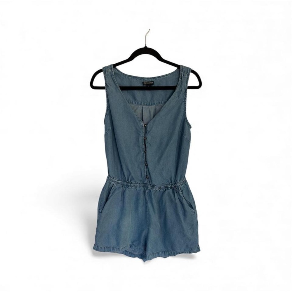 Lucky Brand Blue Denim Romper